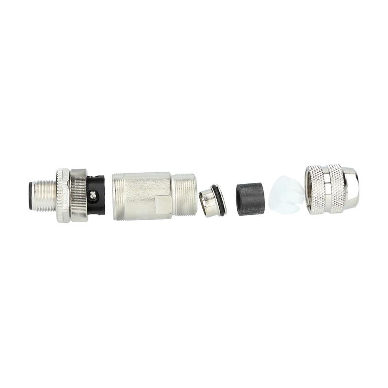 9455640000 Weidmuller - FBCON M12 4P M EMC Field attachable connector, M12, pin, straight
