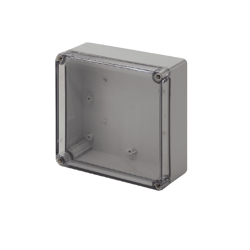 9535380000 Weidmuller - MPC 17/17/07 TRSP MPC (polycarbonate empty enclosure), Empty enclosure, Height: 175 mm, Width: 175 mm, Depth: 75 mm, Material: Polycarbonate, Miscellaneous, Light Grey, Transparent