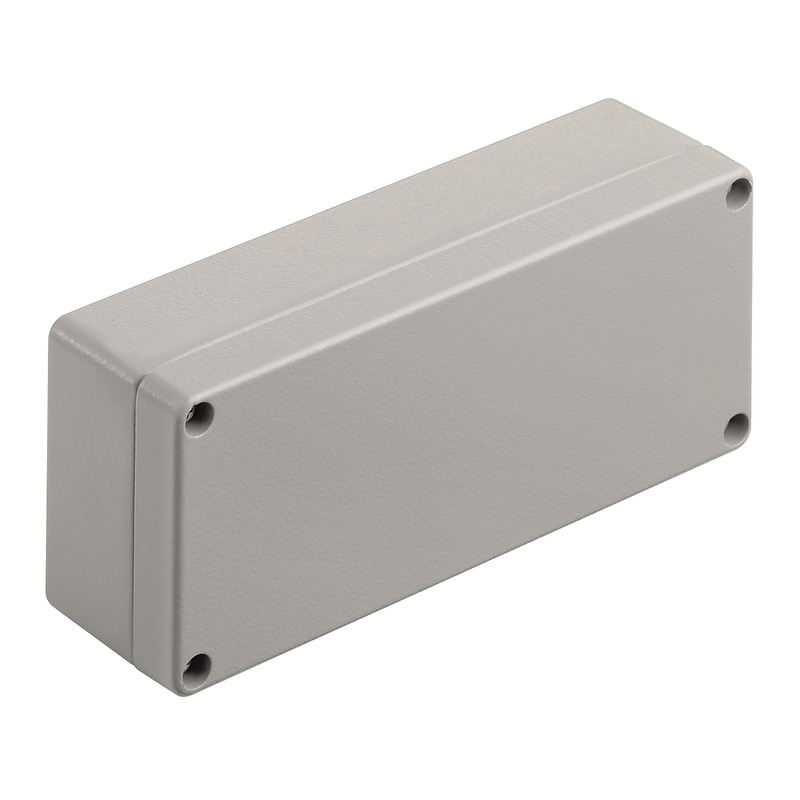 9529160000 Weidmuller - KLIPPON K3 RAL7001 Klippon K (aluminium empty enclosure), Empty enclosure, Aluminium enclosure, Height: 70 mm, Width: 165 mm, Depth: 45 mm, Material: Aluminium AlSi12, Powder-coated, textured, Silver grey