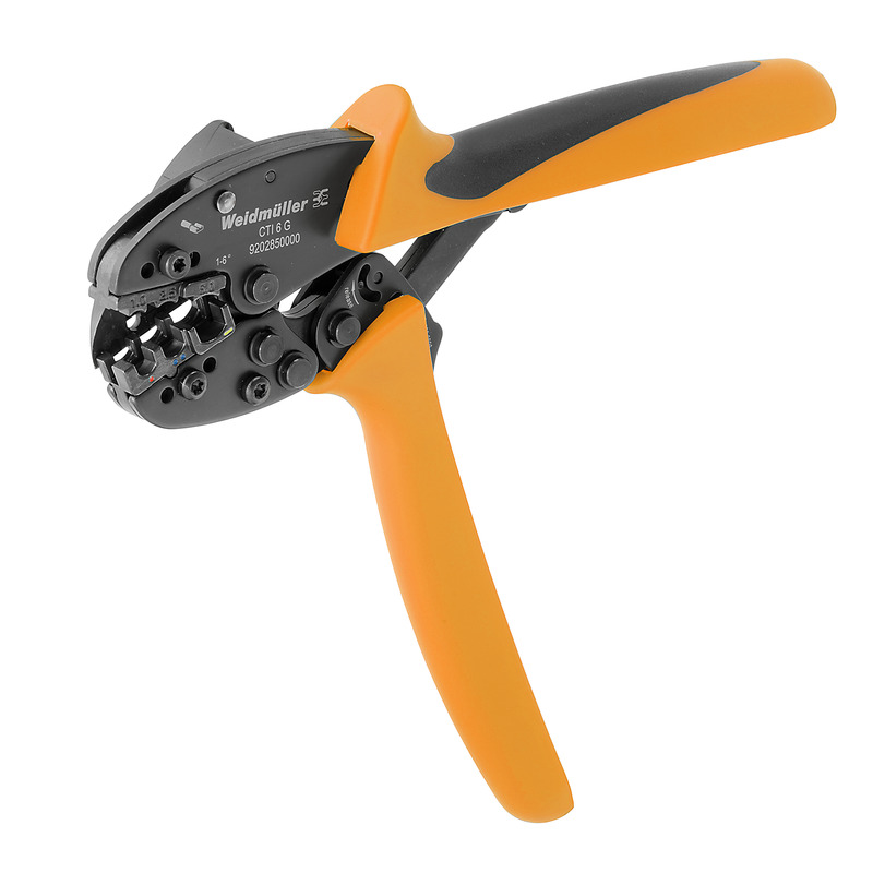 9202850000 Weidmuller - CTI 6 G Pressing tool, Tool for insulated cable connectors, 0.5mm², 6mm², Oval crimping, Parallel crimp