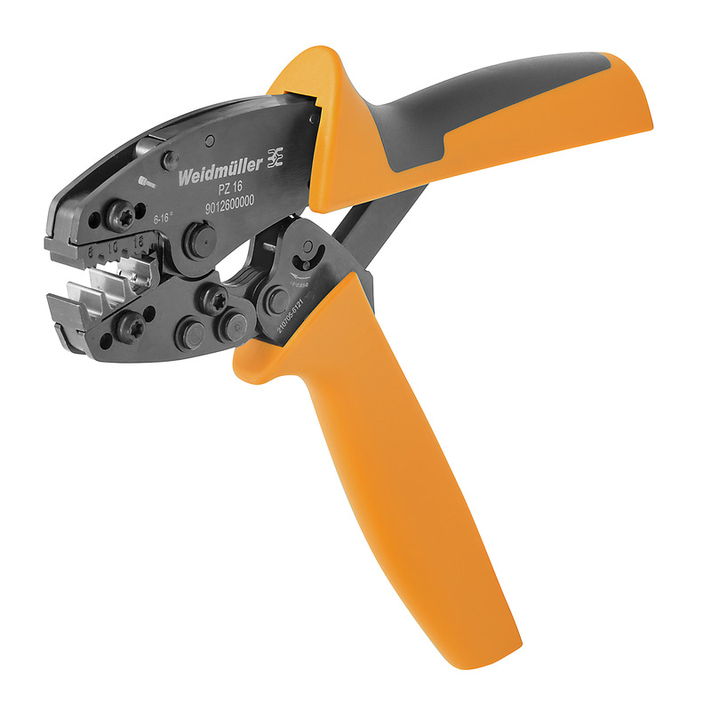 9012600000 Weidmuller - PZ 16 Pressing tool, Crimping tool for wire-end ferrules, 6mm², 16mm², Indent crimp