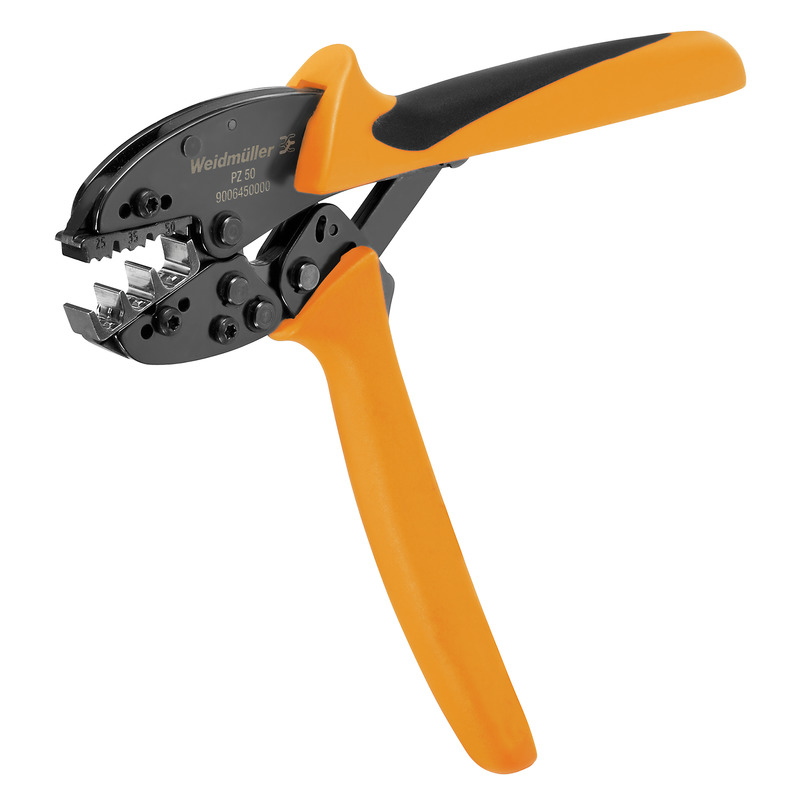 9006450000 Weidmuller - PZ 50 Pressing tool, Crimping tool for wire-end ferrules, 25mm², 50mm², Indent crimp