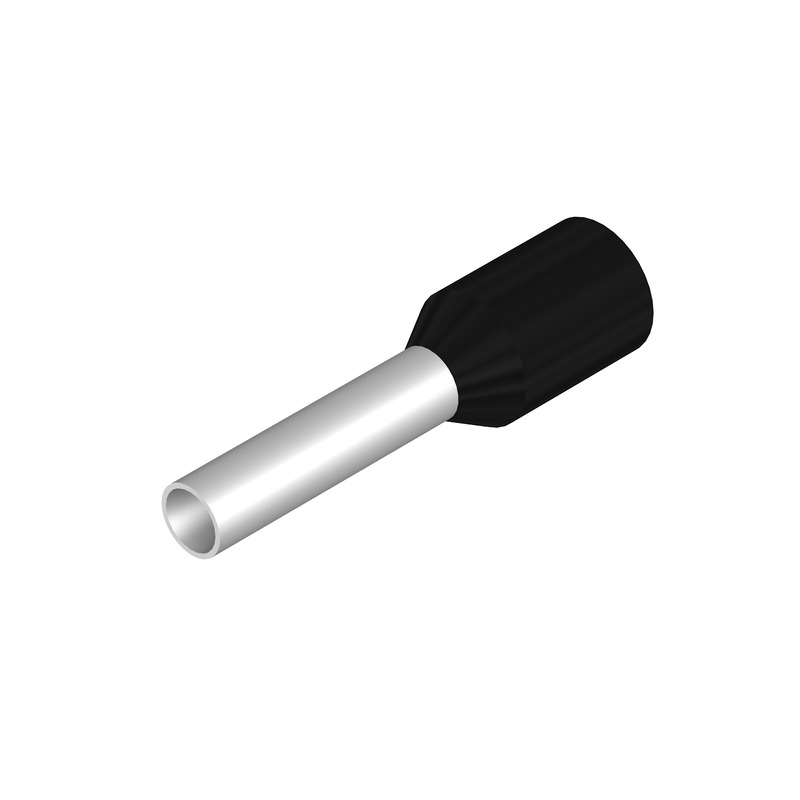 9004350000 Weidmuller - H1,5/14D SW BD Wire-end ferrule, Standard, 10 mm, 8 mm, black