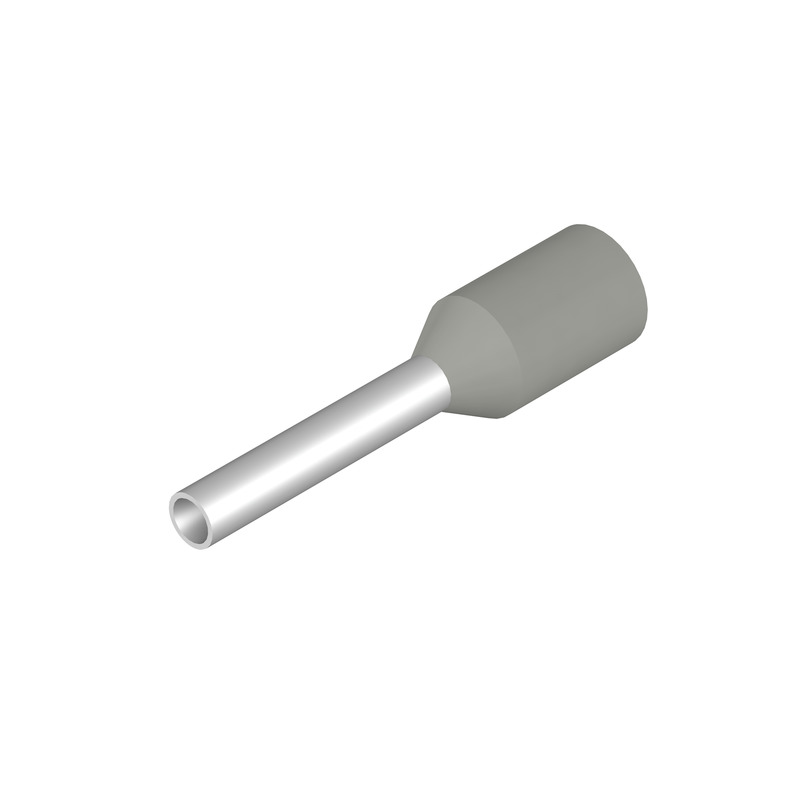 9004300000 Weidmuller - H0,75/14D GR BD Wire-end ferrule, Standard, 10 mm, 8 mm, grey