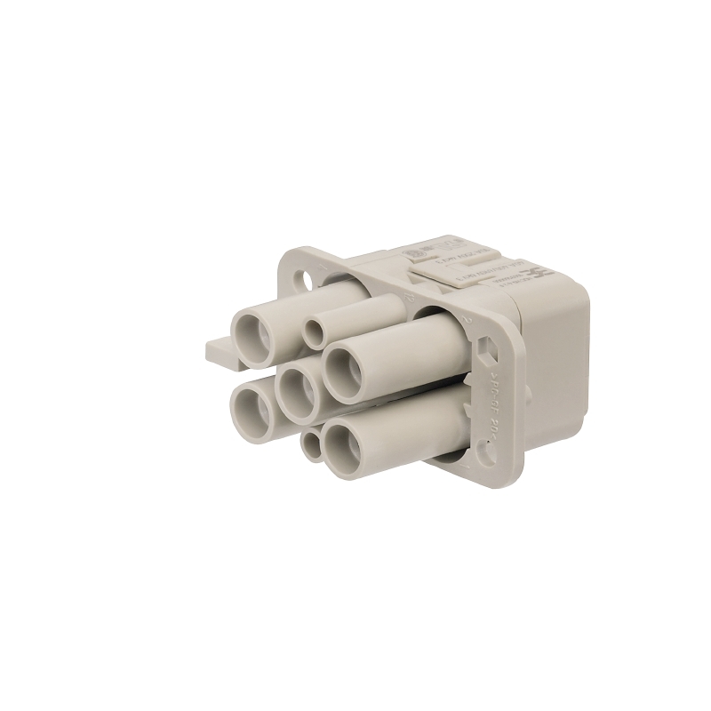 1003160000 Weidmuller - HDC HQ 4/2 FC HDC insert, Female, 690 V, 40 A, Number of poles: 6, Crimp connection, Size: HQ