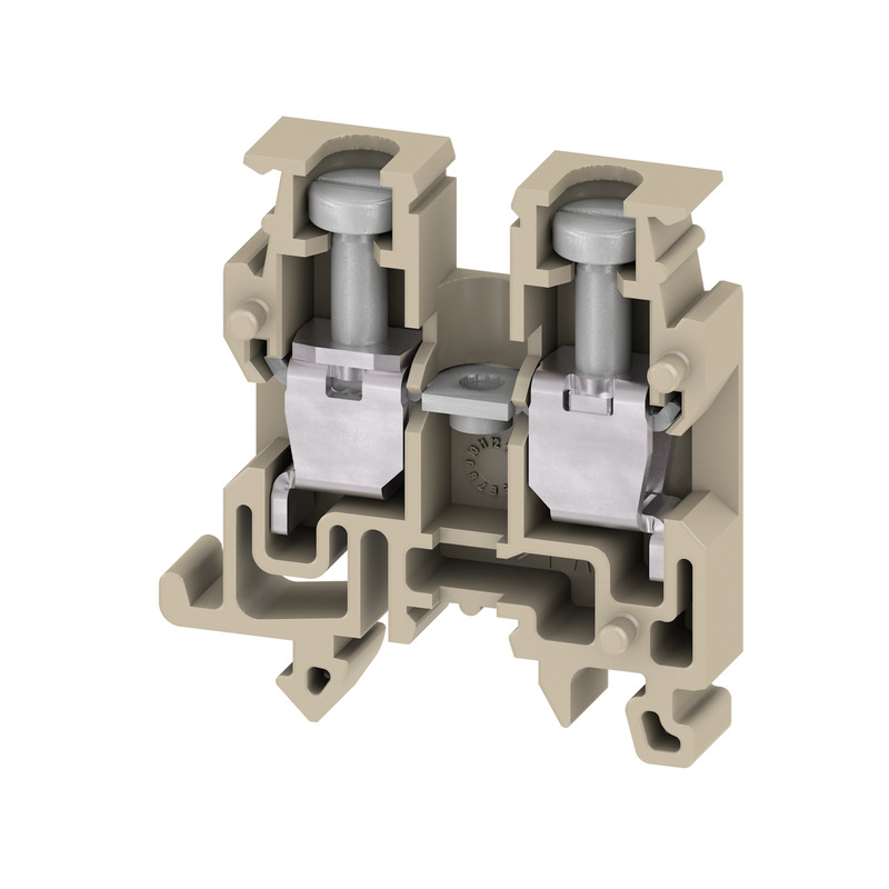 0697160000 Weidmuller - AKZ 2.5 SAK Series, Feed-through terminal, Rated cross-section: 2.5 mm², Screw connection