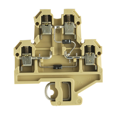 0642760000 Weidmuller - DK 4/32 2D CSA GET.SCH. SAK Series, Component terminal, Double-tier terminal, Rated cross-section: 4 mm², Screw connection