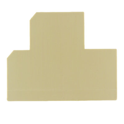0631360000 Weidmuller - AP DK4S SAK Series, End plate, 1.5 mm, beige, Direct mounting