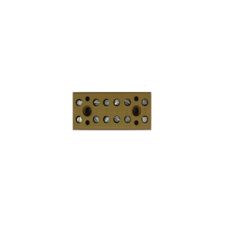 0625220000 Weidmuller - BK 6 CRN Multipin terminal strip, Single- and multi-pole terminal strip, Rated cross-section: 4 mm², Screw connection, Direct mounting