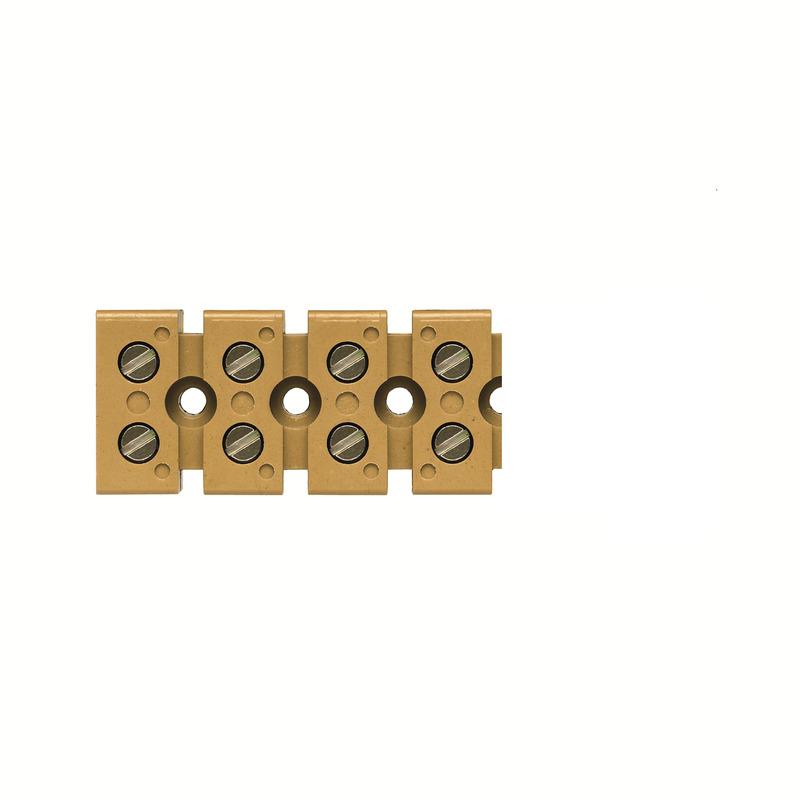 0620220000 Weidmuller - MK 6/4 Multipin terminal strip, Single- and multi-pole terminal strip, Rated cross-section: 6 mm², Screw connection, Direct mounting