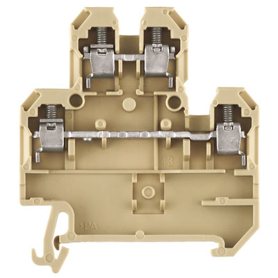 0590160000 Weidmuller - DK 4Q/35 SAK Series, Feed-through terminal, Double-tier terminal, Rated cross-section: 4 mm², Screw connection