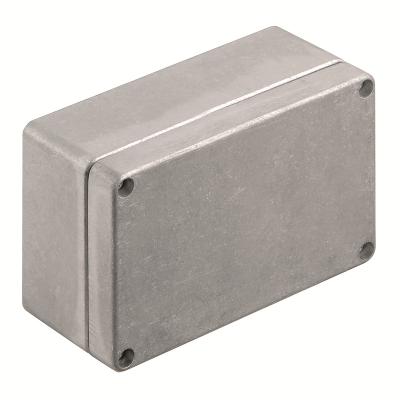 0573400000 Weidmuller - KLIPPON K21 Klippon K (aluminium empty enclosure), Empty enclosure, Aluminium enclosure, Height: 80 mm, Width: 125 mm, Depth: 57 mm, Material: Aluminium AlSi12, untreated, silver