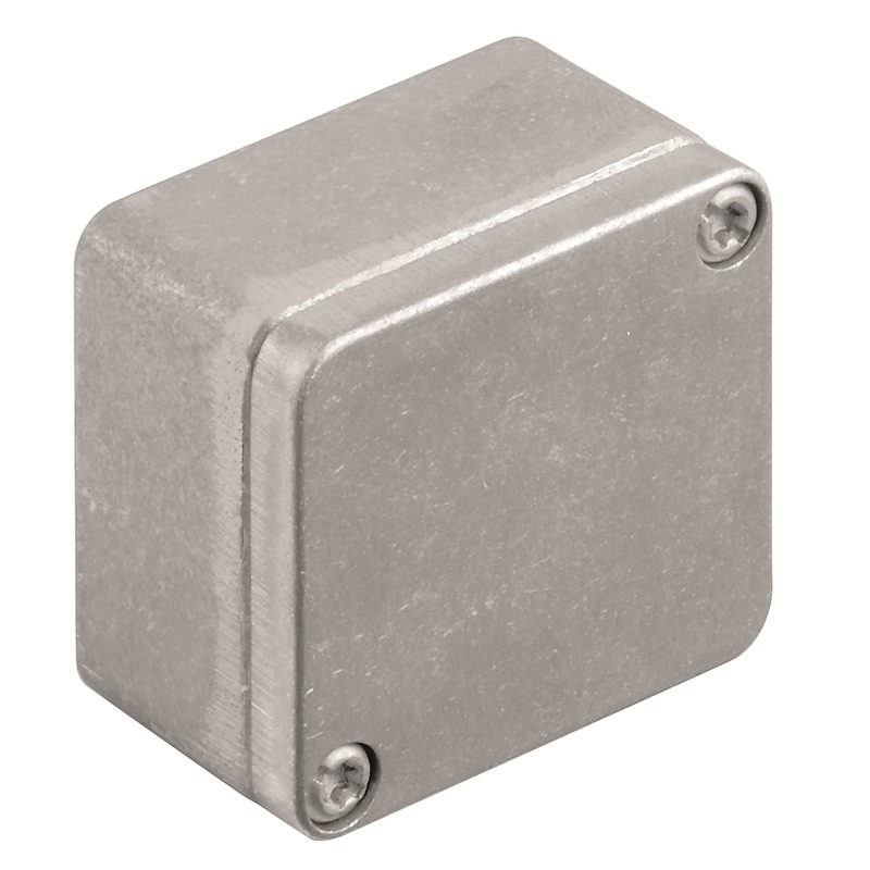 0573200000 Weidmuller - KLIPPON K0 Klippon K (aluminium empty enclosure), Empty enclosure, Aluminium enclosure, Height: 45 mm, Width: 50 mm, Depth: 30 mm, Material: Aluminium AlSi12, untreated, silver