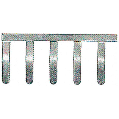 0545300000 Weidmuller - QB 58/8/9/WI SAK Series, Cross-connector, for cross-connection link, Number of poles: 58