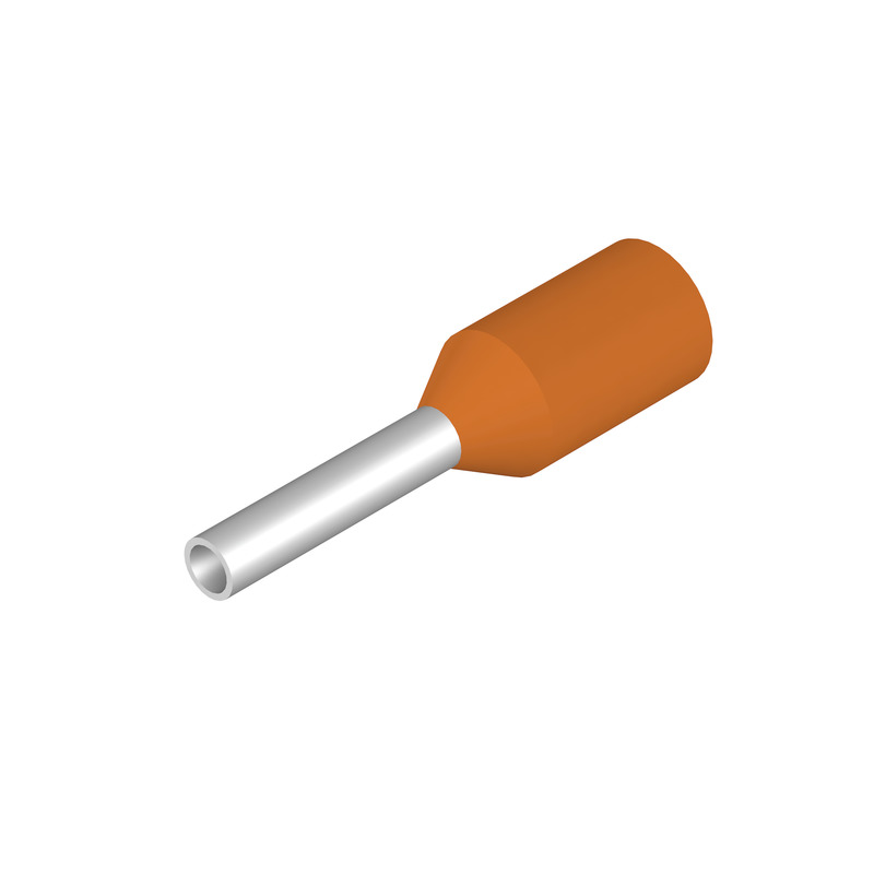 0409500000 Weidmuller - H0,5/12 OR Wire-end ferrule, Standard, 8 mm, 6 mm, orange