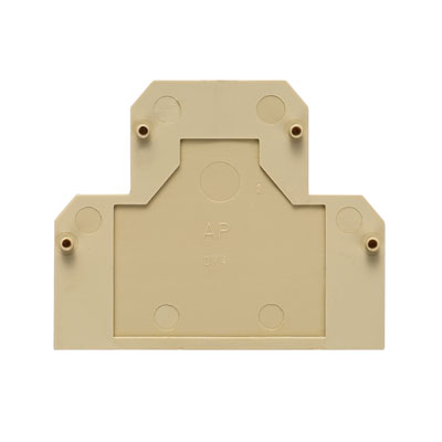 0359260000 Weidmuller - AP DK4 SAK Series, End plate, 1.5 mm, beige, Direct mounting