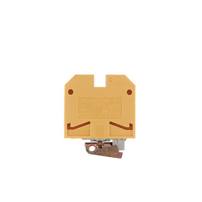 0354560000 Weidmuller - EK 4 SAK Series, PE terminal, Rated cross-section: 4 mm², Screw connection, Green/yellow, Direct mounting