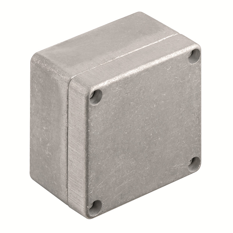 0342000000 Weidmuller - KLIPPON K1 Klippon K (aluminium empty enclosure), Empty enclosure, Aluminium enclosure, Height: 70 mm, Width: 70 mm, Depth: 45 mm, Material: Aluminium AlSi12, untreated, silver