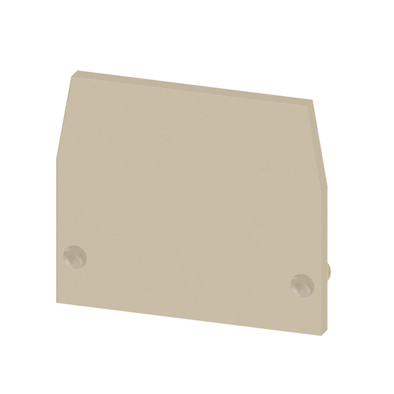0340560000 Weidmuller - AP AKZ1.5 SAK Series, End plate, 1.5 mm, beige, Direct mounting