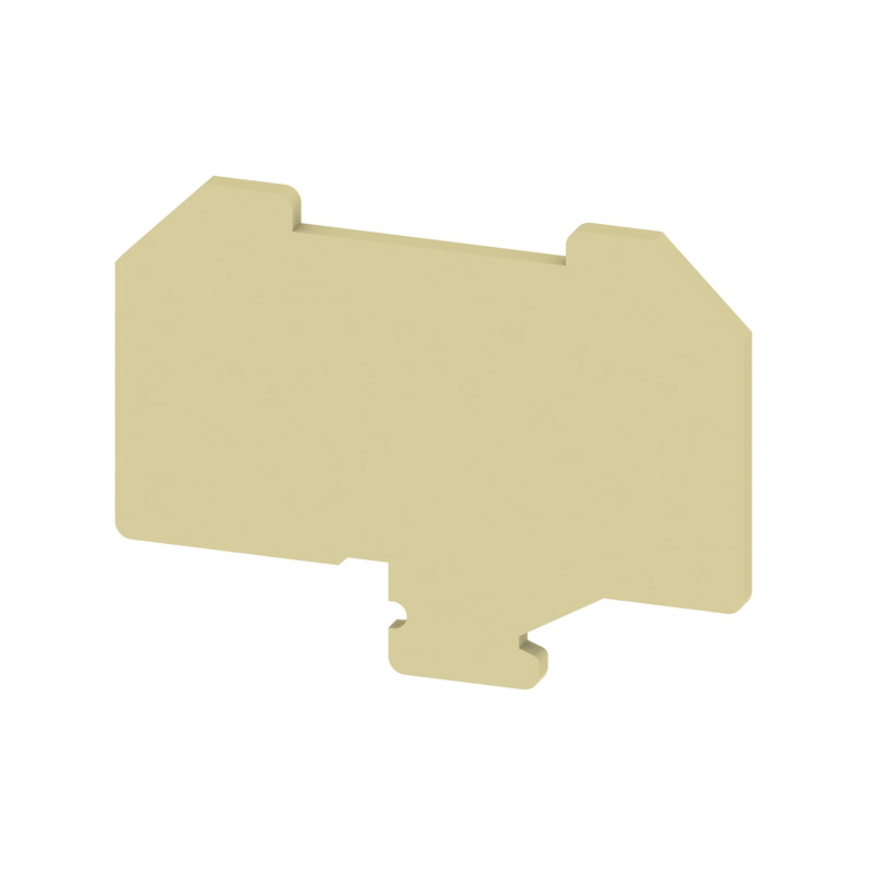 0301420000 Weidmuller - AP RSF2 KRG SAK Series, End plate, 3 mm, medium yellow, Direct mounting