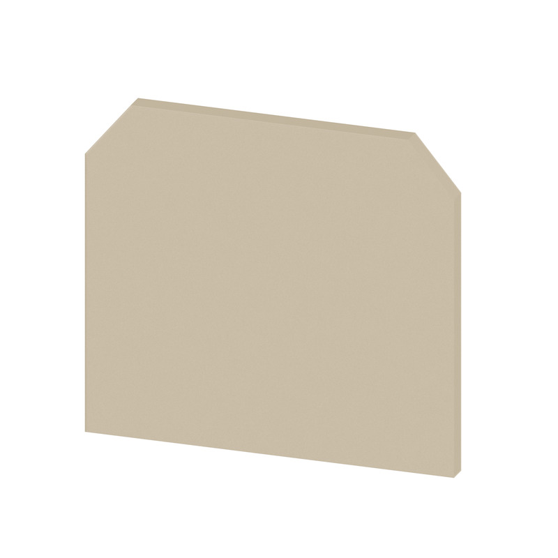 0294460000 Weidmuller - AP AKZ4 SAK Series, End plate, 1.5 mm, beige, Direct mounting