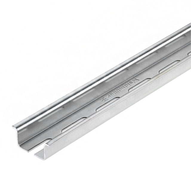 0236500000 Weidmuller - TS 35X15/LL 2M/ST/ZN Support rail, Accessories, steel, glavanically galvanized and passivated, Width: 2000 mm, Vertical position: 35 mm, Depth: 15 mm, Notch width: 5.20 mm, Notch length: 25.00 mm