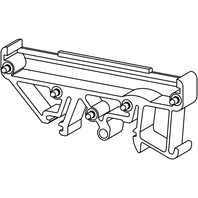 0126260000 Weidmuller - RF RS 70 RE/A4/O.BEZ OR 1665 Clip-in foot, RS 70 orange, Clip-in foot, Width: 10 mm