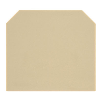 0117960000 Weidmuller - AP SAK4-10 SAK Series, End plate, 1.5 mm, beige, Direct mounting