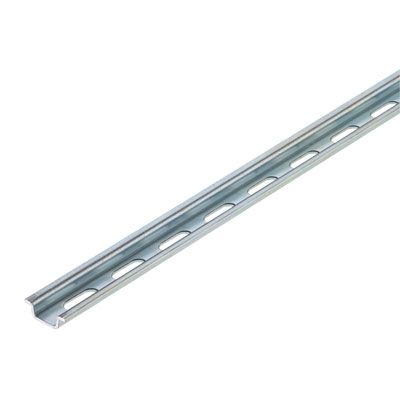 0117500000 Weidmuller - TS 15X5/LL 2M/ST/ZN Rail, TS 15, with slot, Steel, galvanic zinc plated and passivated