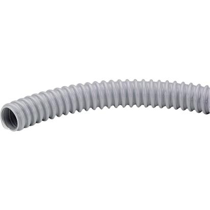 FX200 Legrand FX plastic-coated PVC cable guide with rigid PVC reinforcing spiral. Semi-smooth inner surface for better cable routing. Color gray Inner diameter 20 Outer diameter 24.4