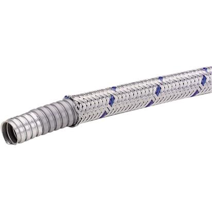 FTR10 Legrand Single-seam galvanized steel FTR flexible braided cable guide coated with PVC sucked-in outer braid of galvanized steel. Inner diameter 10mm outer diameter 16