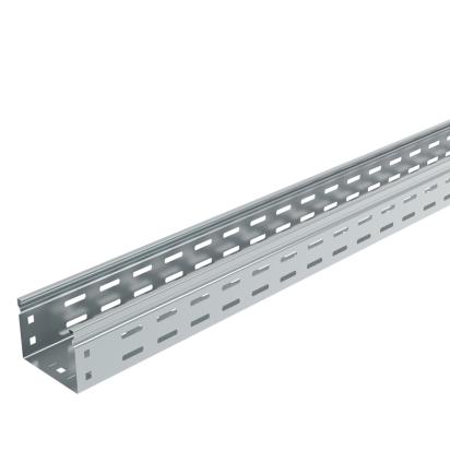 F3100Z Legrand Straight perforated smooth base. Height 75 mm. Width 100 mm. Length 3 m. Finish Z Sendzimir galvanized steel