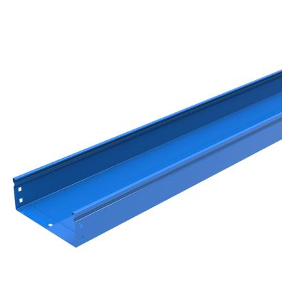 C3300G Legrand Smooth closed rectilinear base. Height 75 mm. Width 300 mm. Length 3 m. Finish G Steel enameled blue GammaP
