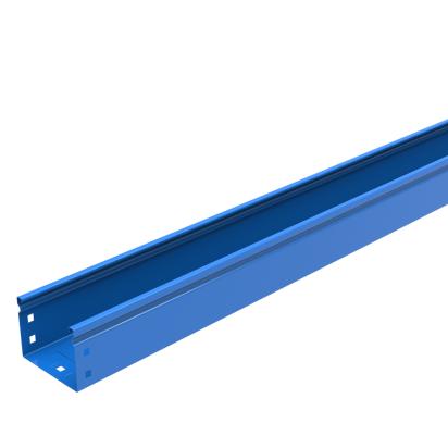 C2075G Legrand Smooth closed rectilinear base. Height 75 mm. Width 75 mm. Length 2 m. Finish G Steel enameled blue GammaP