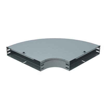 AI500Z Legrand Flat 90° bend complete with cover. Height 75 mm. Width 500 mm. Z finish Sendzimir galvanized steel.