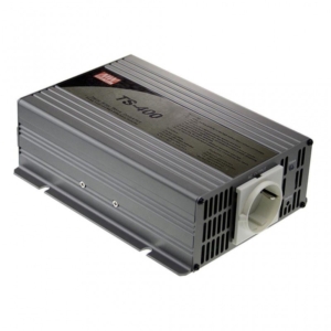 TS-400-248B Mean Well DC-AC True Sine Wave Inverter for stand alone systems; Battery 48Vdc; Output 230Vac; 400W; EU AC Output receptacle; Peak power 200%; Remote ON/OFF