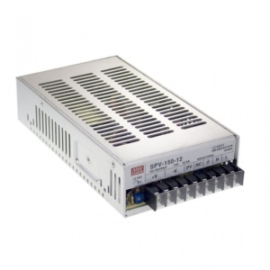 SPV-150-48 Mean Well AC-DC Enclosed power supply; Output 48Vdc at 3.125A; free air convection; Programmable output 20-110%