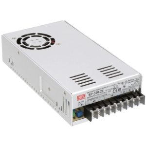 SP-320-24 Mean Well SWITCHING POWER SUPPLY, AC-DC ENCLOSED POWER SUPPLY; OUTPUT 24VDC AT 13A; PFC; FORCED AIR COOLING