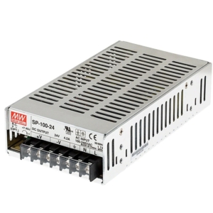 SP-100-24 Mean Well POWER SUPPLY, AC-DC ENCLOSED, PFC & PARALLEL SERIES, 85-264VAC, 4.200 AMPS, 100 WATTS