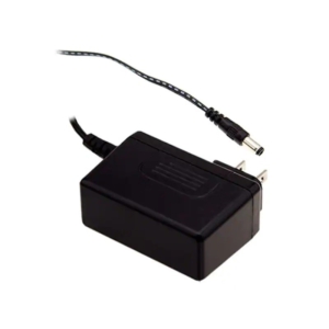 SGAS60E05-P1J Mean Well AC/DC Wall Mount Adaptor Slim 30W 90-264Vac 5Vdc 6A EU Plug L75.5xW32xH47.5mm
