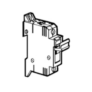 021400 Legrand Fully protected SP disconnectable fuse holder. Neutral. SP. 38 for industrial fuses 10.3 x 38 depth 44 mm. N 17.5 mm modules 1 Neutral