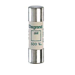 013312 Legrand Cylindrical fuses type gG A.C.R. High breaking capacity Rated current 12 A. Without beacon. 10.3 x 38 mm. Voltage 500 Vac Breaking capacity 100kA