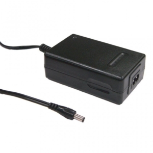 GC30B-11P1J Mean Well AC-DC Desktop charger Mix Mode (CV+CC); Output 7.2Vdc at 3A; Input connector IEC320-C8