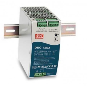 DRC-180A Mean Well DRC-180 Mean Well - 180W DIN Rail Power Supply - 13.8V & 27.6V Voltages