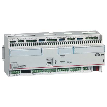 048422 Legrand KNX multi-application controller equipped with 16 inputs and 16 outputs capable of realizing multiple functions including