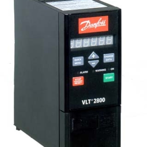 195N1097 Danfoss - VLT2875PT4B20STR0DBF00A00C0 DRIVE, VLT 2800 SERIES, 7.5 KW, 380-480 V AC, 50/60 HZ, IP 20 ENCLOSURE, BUILT-IN DISPLAY UNIT