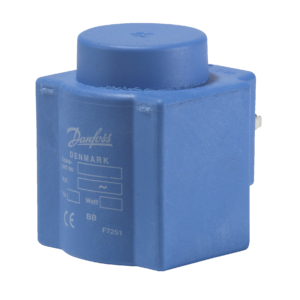 018F7363 Danfoss Solenoid Coils, BB230CS, Supply voltage [V] AC: 230, Multiple packaging - Electrical conn.: DIN fork, Supply voltage [V] AC: 230, Frequencyay [Hz]: 50/60 Hz, IP rating: IP00
