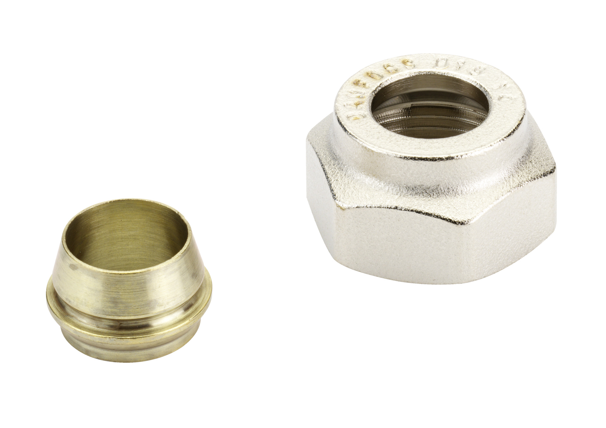 013G4125 Danfoss COMPRESSION FITTINGS FOR STEEL AND COPPER PIPING, G 3/4\", 15, NICKEL-plated Compression fittings for steel and copper piping, G 3/4\", 15, Nickel-plated