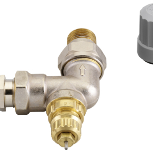 013G0149 Danfoss RADIATOR VALVE, ANGULAR BODY, RA-FN, FIXED CAPACITY, DN 15, 2-TUBE SYSTEM, 10 BAR, ½ INCH, 15MM Radiator Valves, RA-FN, Fixed Capacity, DN 15, Angled, D