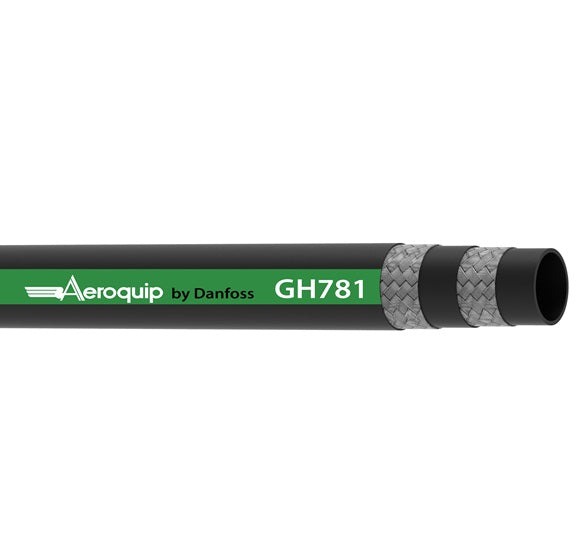 GH781-6 Danfoss HOSE, FOR GENERAL INDUSTRIAL USE, BRAIDED, CONDUCTIVE, SYNTHETIC RUBBER, DOUBLE END, 2.5 FEET LENGTH, 5800 PSI, price for meter